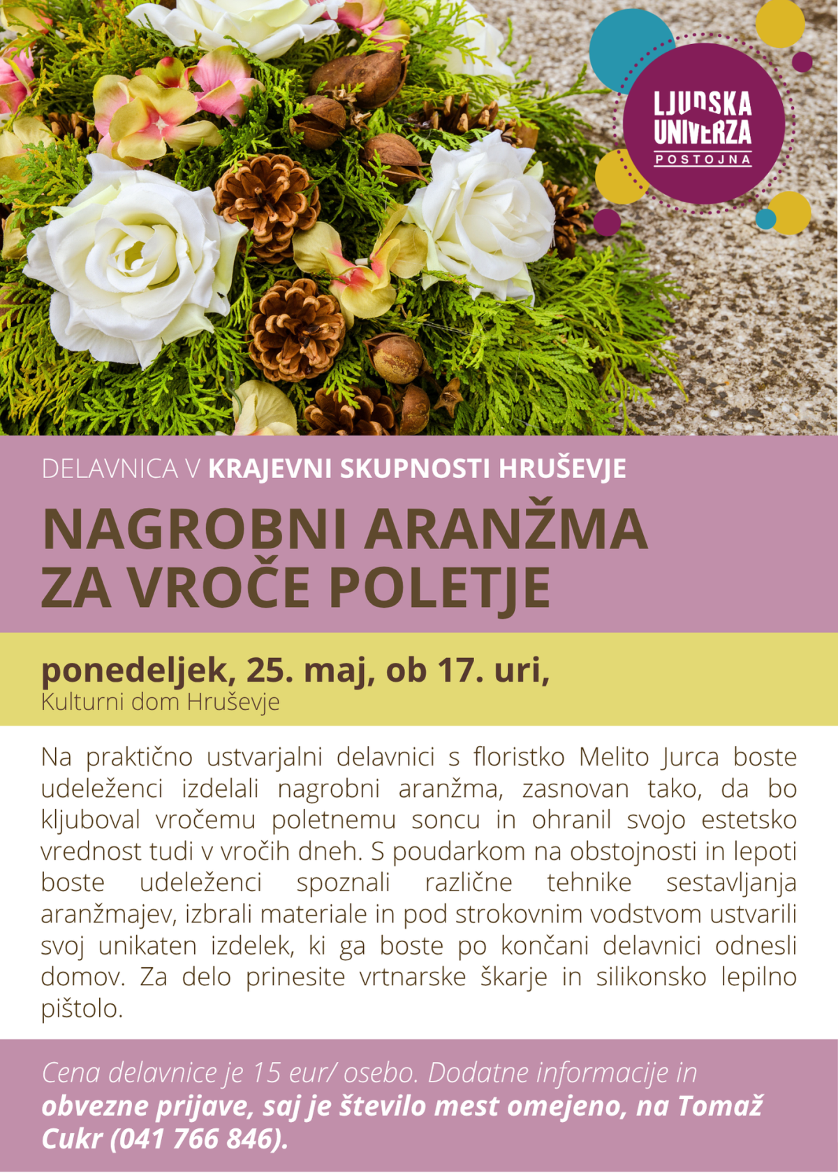 nagrobni aranžma _ hruševje